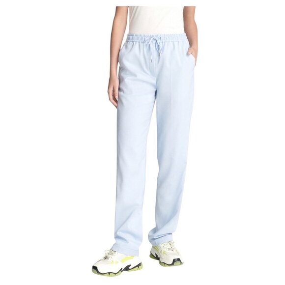 White Sneakers With Platform Sole & Fluorescent Yellow Inserts By The Kooples - Picture 5 of 6